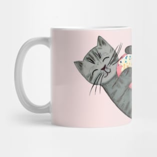 Kitten Loves Donuts Mug